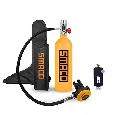 SMACO Diving Scuba Tank 1L Mini Air Oxygen Cylinder Small Emergency 1L Mini Air • $159.89