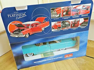 Sunstar 4652 '1956 Lincoln Premiere Hard Top'. Turquoise. 1:18. Mib/boxed. • $135.63
