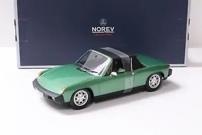 1:18 NOREV VW - Porsche 914 2.0 Green Metallic 1975 • $76.40