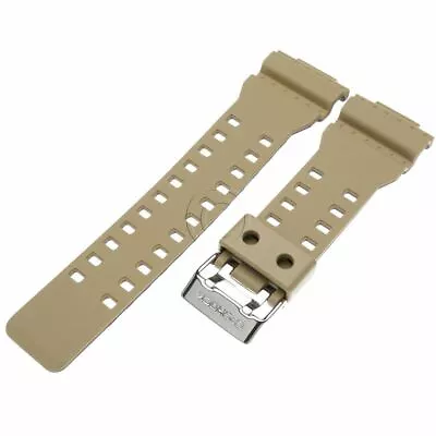 Genuine Casio Watch Band For G-shock GA-100L-8A - Military Beige Tan/Black Strap • $44.95