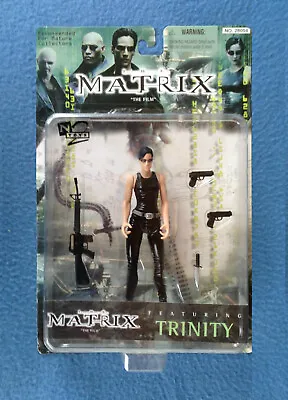 Trinity Without Coat The Matrix 6 Inch Figure N2 Toys 1999 Clear Display Plastic • $24.95