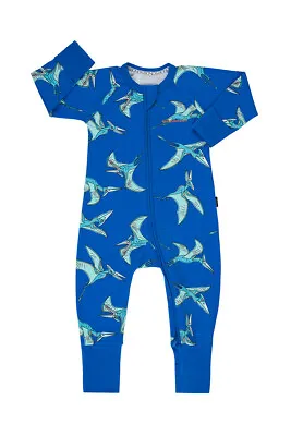 Bonds Baby Long Zip Zippy Wondersuit Romper Sizes 0000 00 0 Colour Pterodactyl • $14.99