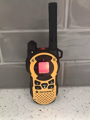 Motorola Talkabout Two Way Radio K7GMTCEJ Calling System Yellow 35 Mile Range • $28.95