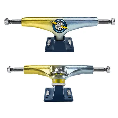 Thunder Skateboard Trucks Death Grips Lights Gold/Blue 147 (8.0 ) Pair • $64.95