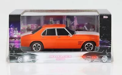 DDA 1/24 Orange Zest Holden HQ Monaro GTS 4 Door Light Up Plastic Model Car • $39.99