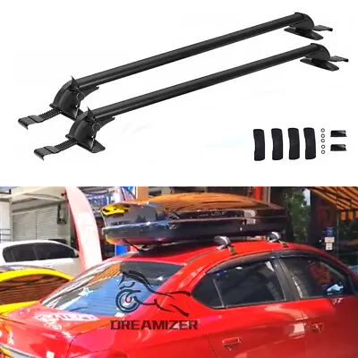 For Mitsubishi Mirage Car Top Roof Rack Cross Bar Luggage Carrier Lock Aluminum • $139.89