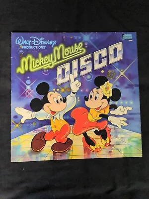 Mickey Mouse Disco Vinyl Record LP Disneyland Stereo 33 Walt Disney Productions • $14.99