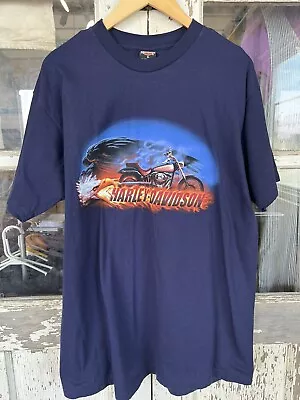 Vintage Harley Davidson T Shirt XL Honolulu Hawaii Biker Vtg • $25