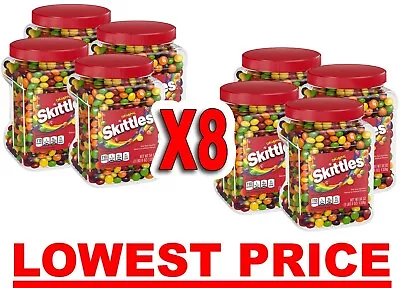 ✫EIGHT✫(8)✫ 54 Oz Original BULK ✫CHEWY✫ 432oz!! Candies Candy Jar🔥SKITTLEZ🔥NEW • $129.13