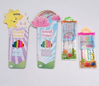 £4.95 • Buy Forecast Friends Glitter Gel Pens / Velvet Sparkly Col Pencils / Scented Markers