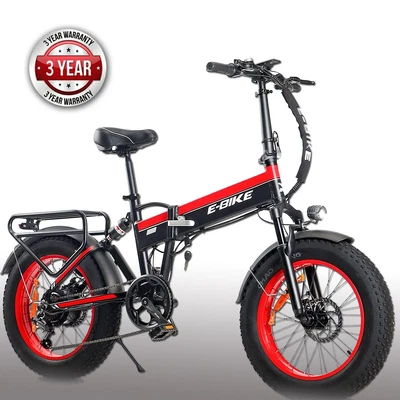 $989.99 • Buy E Bike 20  750W Electric Bike Bicycle Foldable Fat Tire Mountain Snow E-bike