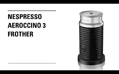 Nespresso Aeroccino3 Milk Frother - Black  • $60