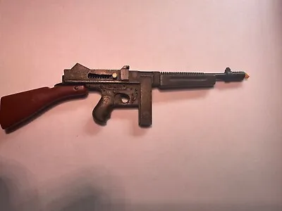 VTG 60’s Marx Toy Diecast Metal  Firearms  Tommy Gun 6” Miniature • $11.95