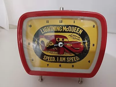 Disney Pixar 2006 Cars Lightning McQueen Clock Rare • $12.98