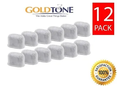 (12) GoldTone Charcoal Water Filters For Keurig 1.0 2.0 & Breville Coffee Makers • $9.45