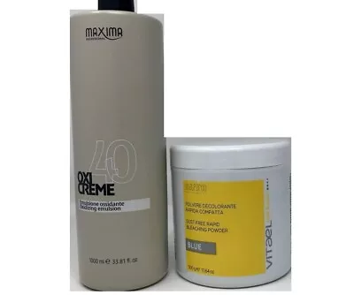 Maxima Oxicreme Hair Coloring/bleaching Peroxide Creme 40v + White Powder • £16.99