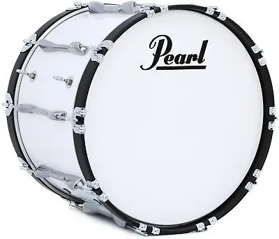 Pearl Finalist Marching Bass Drum - 20 X 14 Inch - Pure White • $634.95