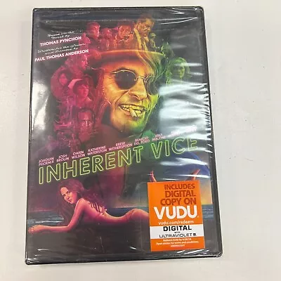 Inherent Vice (DVD 2014) New Sealed • $4.99
