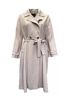 Marina Rinaldi Women's Beige Tempo Button Closure Coat Size 20W/29 NWT • $438.75