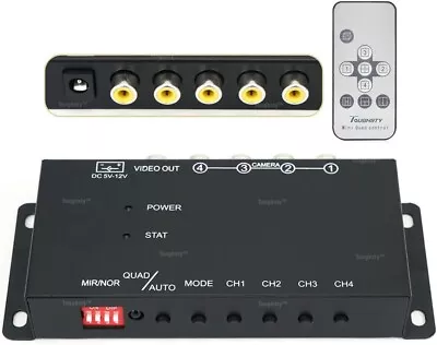 Toughsty 4Ch Video Quad Splitter Multiplexer • $40