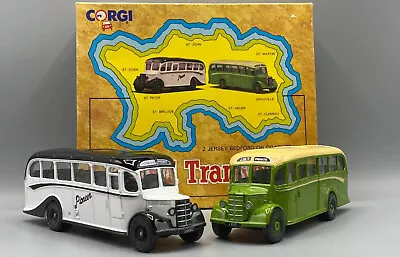 $1.24 • Buy Corgi Classics 97741 Jersey Island Transport Set - 2 Bedford OB Coaches Mint