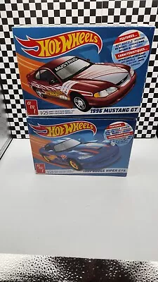 Vintage AMT   Hot Wheels  1997 Dodge Viper GTS & 2006 Ford Mustang GT Lot F/S • $124.99