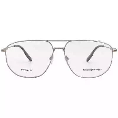 Ermenegildo Zegna Demo Pilot Titanium Men's Eyeglasses EZ5242 007 60 • $76.98