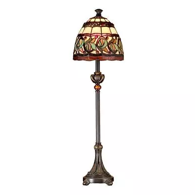 Dale Tiffany Lamp 30 X9 X9  1 Light Aldridge Antique Bronze Buffet Multicolored • $203.67