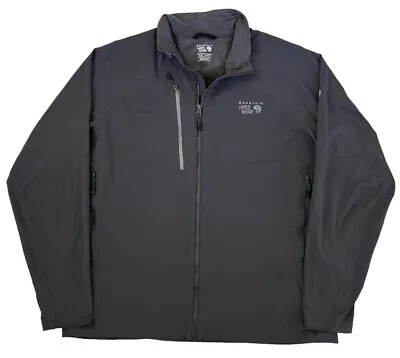 Mountain Hardwear Men’s Lightweight Full Zip Jacket Charcoal Gray Sz XXL  • $39.99
