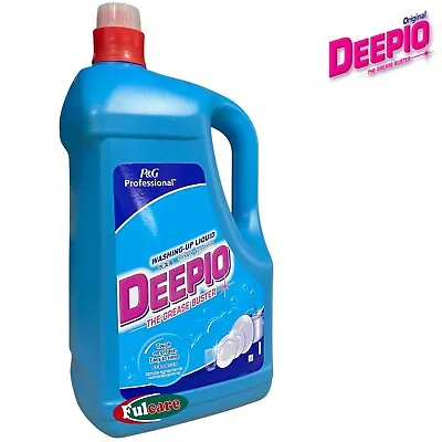 Deepio Professional Washing Up Liquid Detergent Tough On Grease 5ltr • £22.25