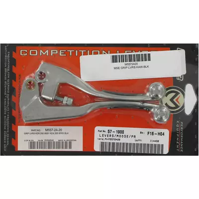 Moose Racing Clutch & Brake Lever Set With Grips Kawasaki KDX200 KDX220R • $33.95