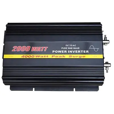 Pure Sine Wave 2000 Watt Power Inverter DC 12V To AC 240V • £299.95