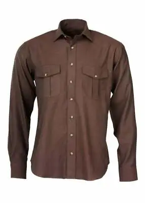 NEW Laksen Lancaster Shirt SIZE XL BROWN • £60