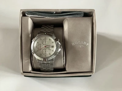 £79 • Buy Rotary GB00137/70 Chronograph White Dial Stainless Steel Mens Watch BRAND NEW