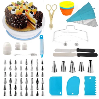 £25 • Buy Cake Turntable Rotating Cake Stand Cake Plate Revolving Display Decorating Kit