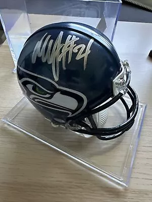 Marshawn Lynch Signed Seattle Seahawks Mini Helmet: PSA Certified • $300