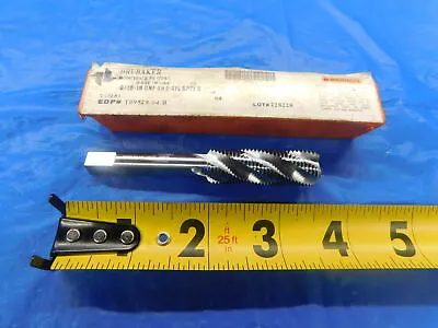 New Brubaker 9/16 18 Nf Gh5 Hss Bottoming Tap 4 Spiral Flute .5625 Usa Made • $29.99