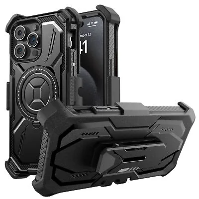 For IPhone 15 Pro Max 14 13 12 11 Heavy Duty Defender Case Belt Clip Holster • $14.75