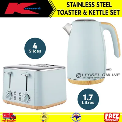 $90.76 • Buy 4-Slice Toaster & 1.7L Electric Kettle Breakfast Set Combo Kitchen Appliances