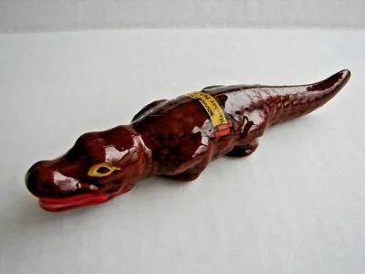 Vintage Hershey Park Chocolate Town PA Souvenir Alligator Crocodile 1950s • $20