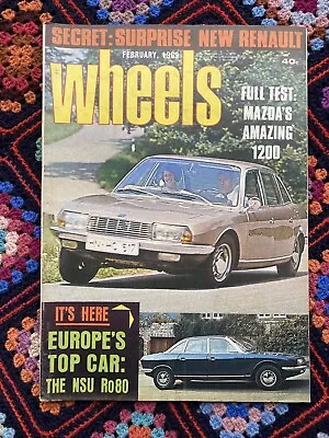 Wheels  Magazine Vintage February 1969 Mazda Cars Automobile  • $20