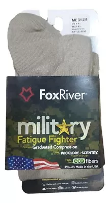 Fox RIver Military Fatigue Fighter Compression Boot Socks Sand Medium 6036 • $11.99