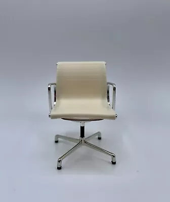 1:12 Scale Miniature Aluminum Computer Chair - Mid Century Modern Dollhouse • $40