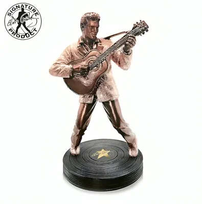 The Bradford Exchange King Of Rock 'N Roll Elvis Presley Bronze Sculpture 9  • $115.98