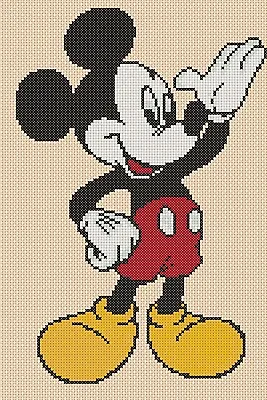 Cross Stitch Chart - Mickey Mouse 51 FlowerPower37-uk • £4.80