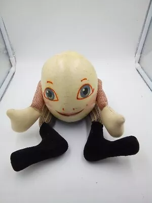 Vintage HUMPTY DUMPTY Handmade 9  Doll Shelf Sitter   • $27.52