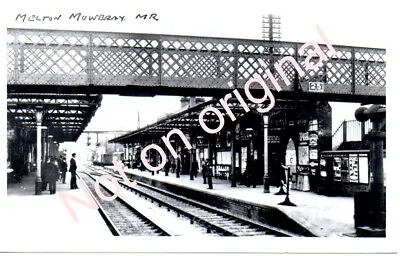Melton Mowbray Railway Station Midland Railway. Unposted. Real Photograph • £2