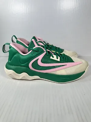 Nike Giannis Immortality 3 Green Pink Basketball Shoes Mens Size 10.5 DZ7533-300 • $64.99