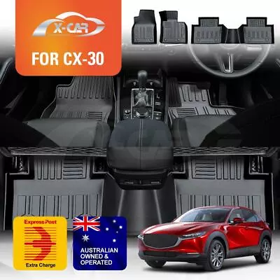 3D All-Weather TPE Car Floor Mats For Mazda CX-30 CX30 2019-2024 Carpet Liners • $149.95