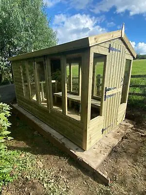 Garden Potting Shed Super Heavy Duty Tanalised 12x6 Apex 19mm T&g 3x2 • £1660